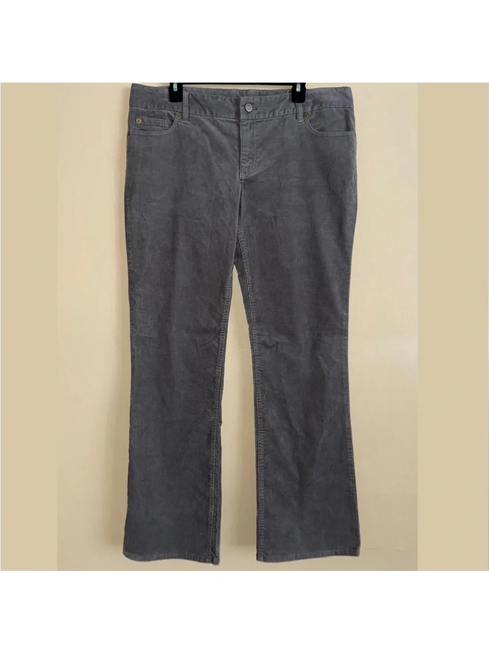 J. Crew Gray Stretch Vintage Cord Corduroy Pants Size 14R NWT!